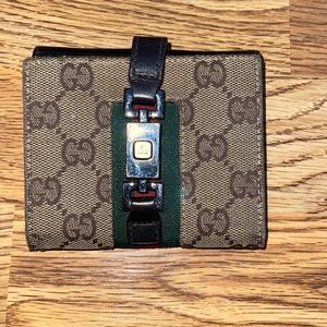 Gucci vintage brown wallet.